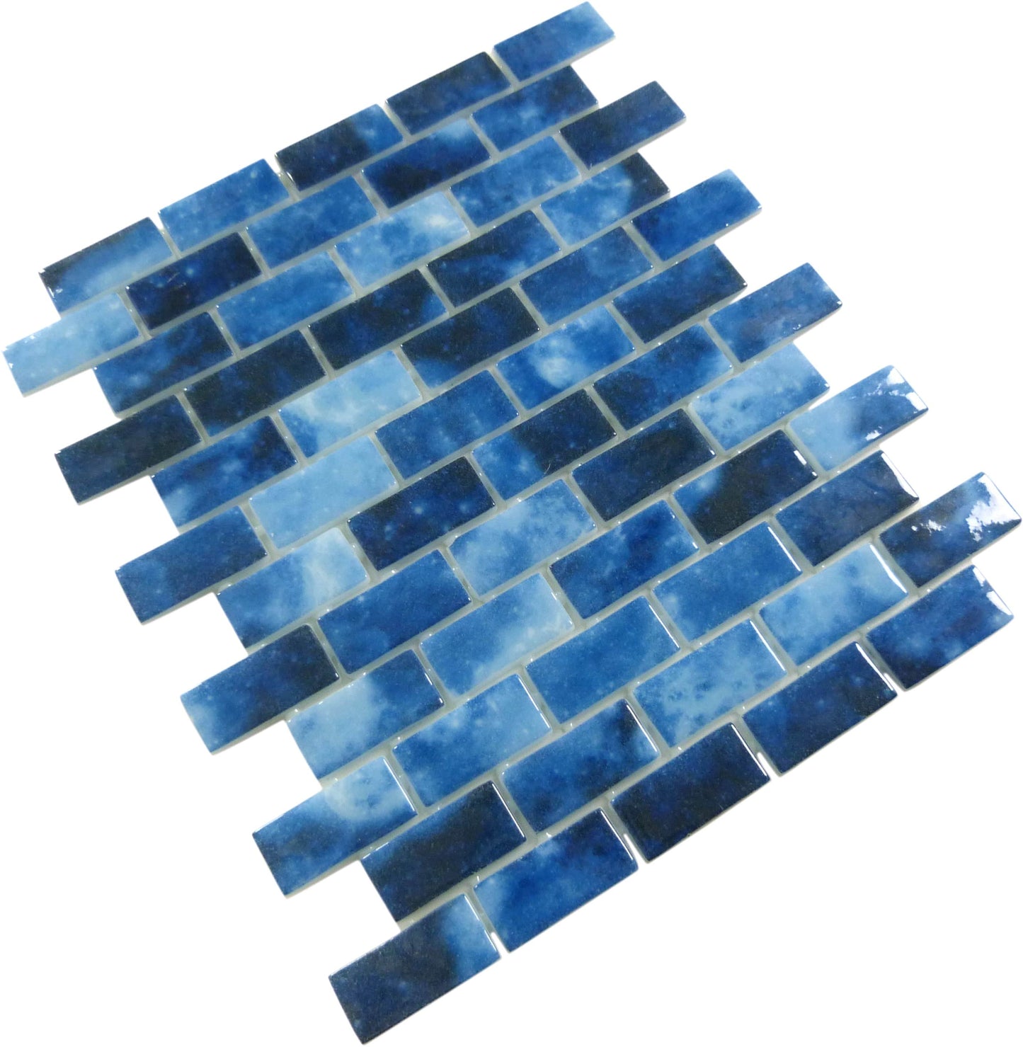 Vanguard Sena 1x2 Glossy Glass Tile Royal Tile & Stone