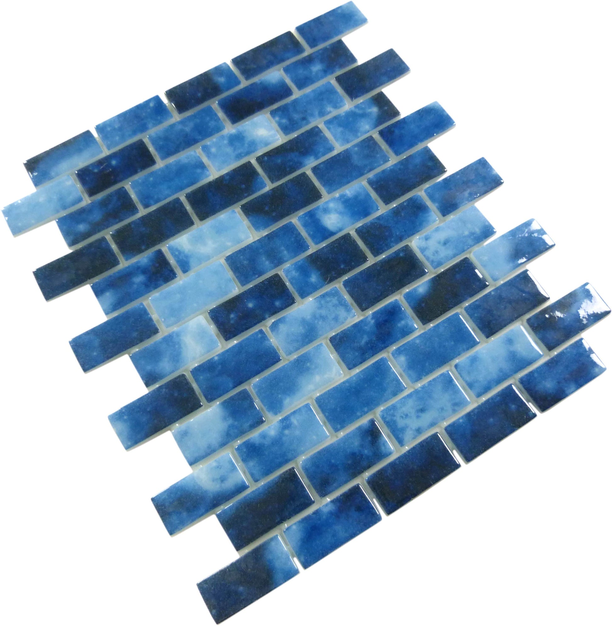 Vanguard Sena 1x2 Glossy Glass Tile Royal Tile & Stone