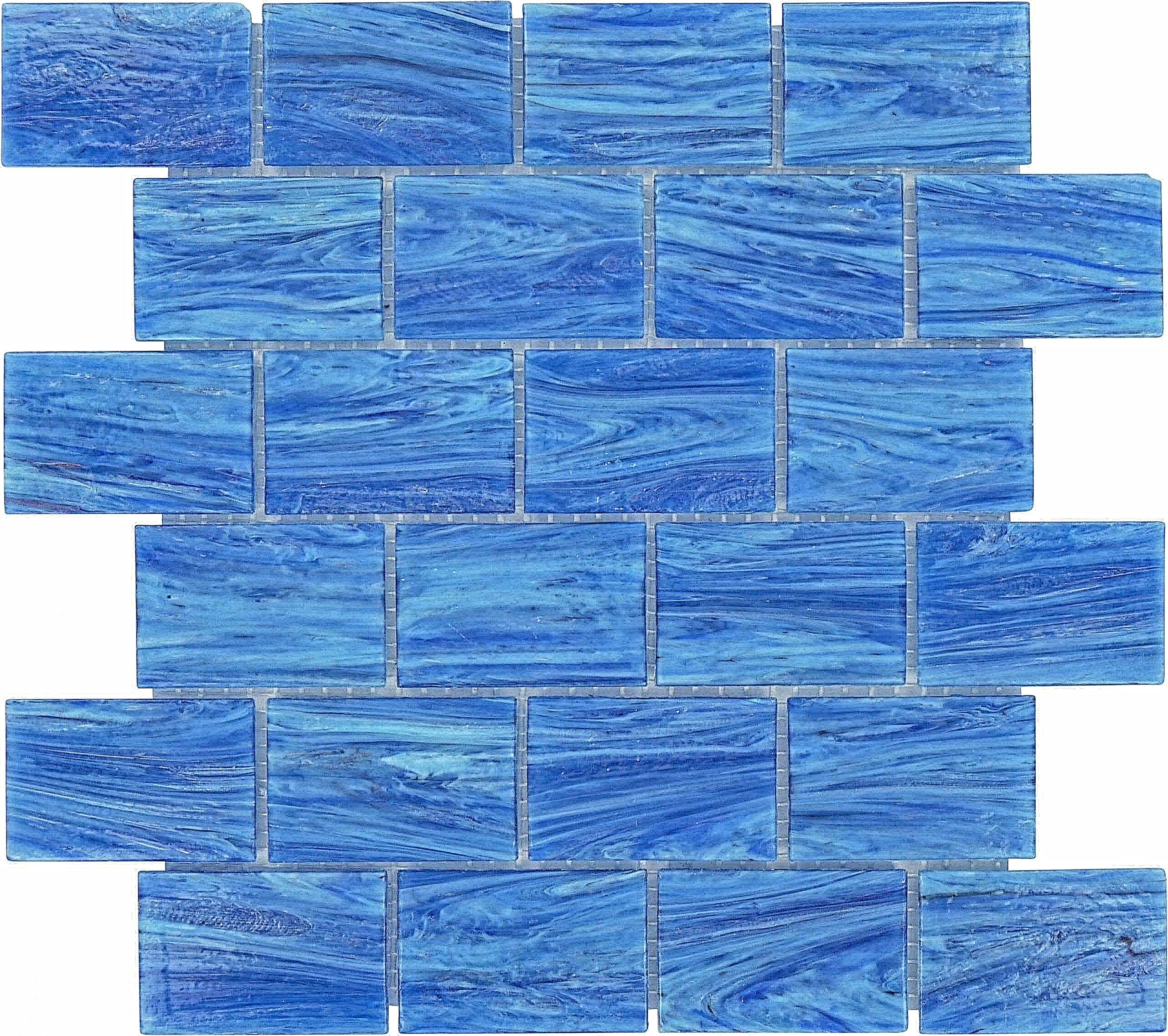 Labrador Blue 2x3 Glossy Glass Subway Tile Royal Tile & Stone
