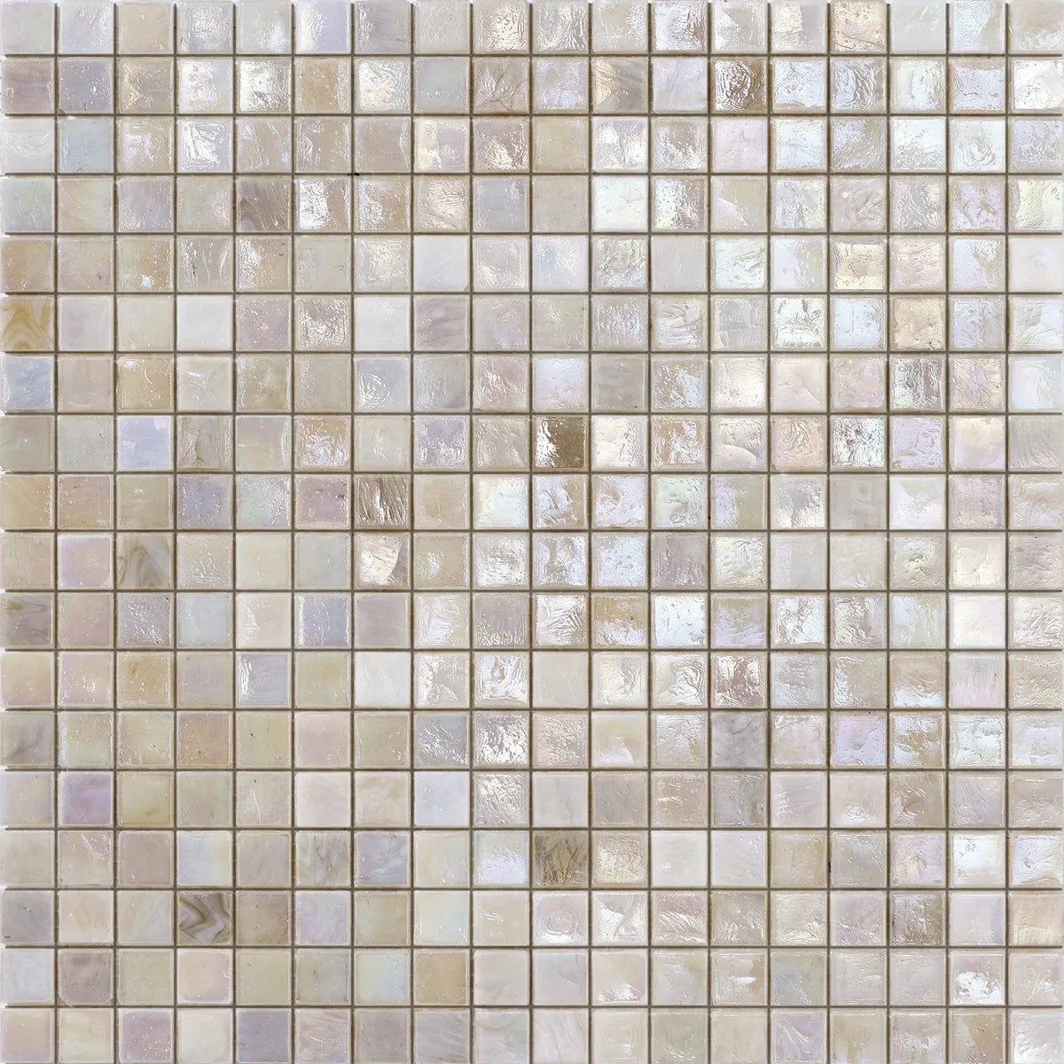 Iridium 5/8x5/8 Crocus 1 Iridescent Glass Tile SICIS