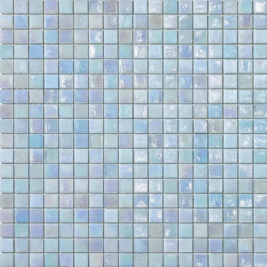 Iridium 5/8x5/8 Iris 1 Iridescent Glass Tile SICIS