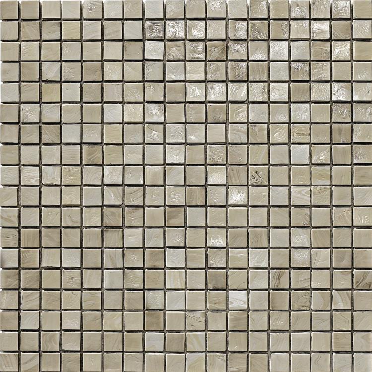 Murano Smalto 5/8x5/8 Chestnut 2 Glass Tile SICIS