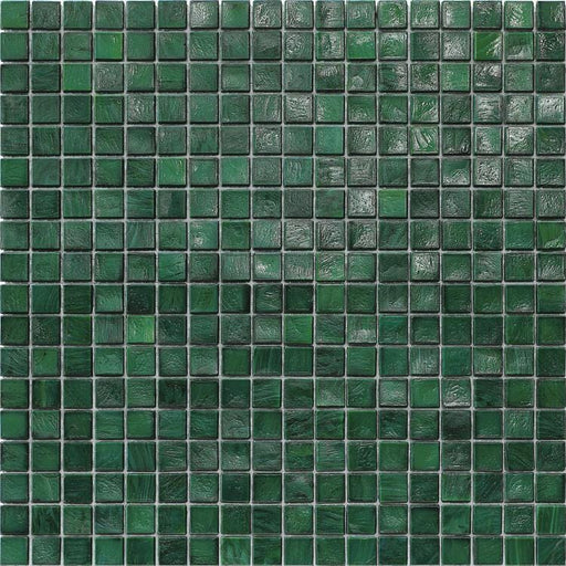 Murano Smalto 5/8x5/8 Emerald 4 Glass Tile SICIS