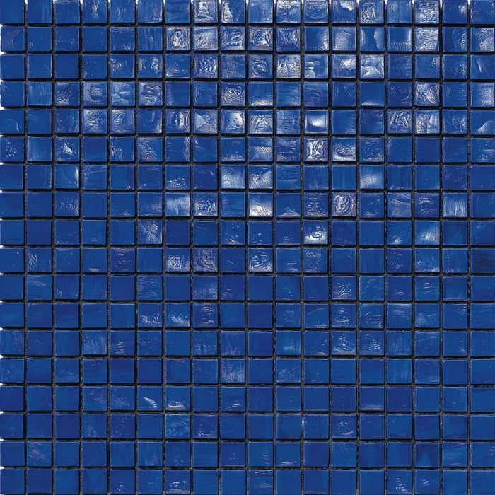 Murano Smalto 5/8x5/8 Sapphire 5 Glass Tile SICIS