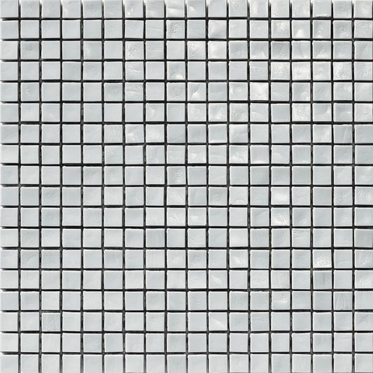 Murano Smalto 5/8x5/8 Titanium 0 Glass Tile SICIS