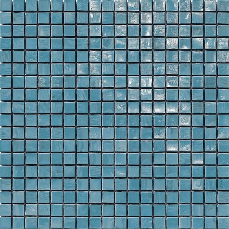 Murano Smalto 5/8x5/8 Turquoise 3 Glass Tile SICIS