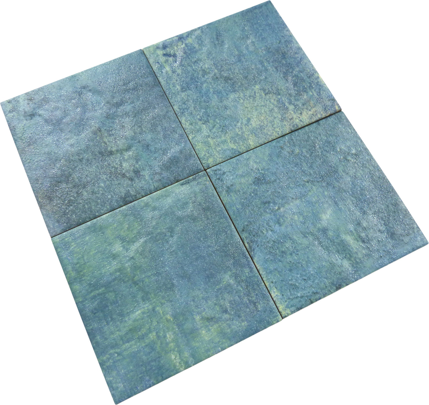 Turqueta Maya Green 6x6 Matte Porcelain Tile Universal Glass Designs