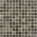 Fog Black Nieblas 1'' x 1'' Glossy Glass Tile Absolut Glass