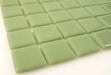Light Green 1'' x 1'' Glass Glossy Tile Absolut Glass