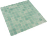 Fog Caribbean Green Nieblas Anti Slip 1" x 1" Glossy Glass Tile Absolut Glass