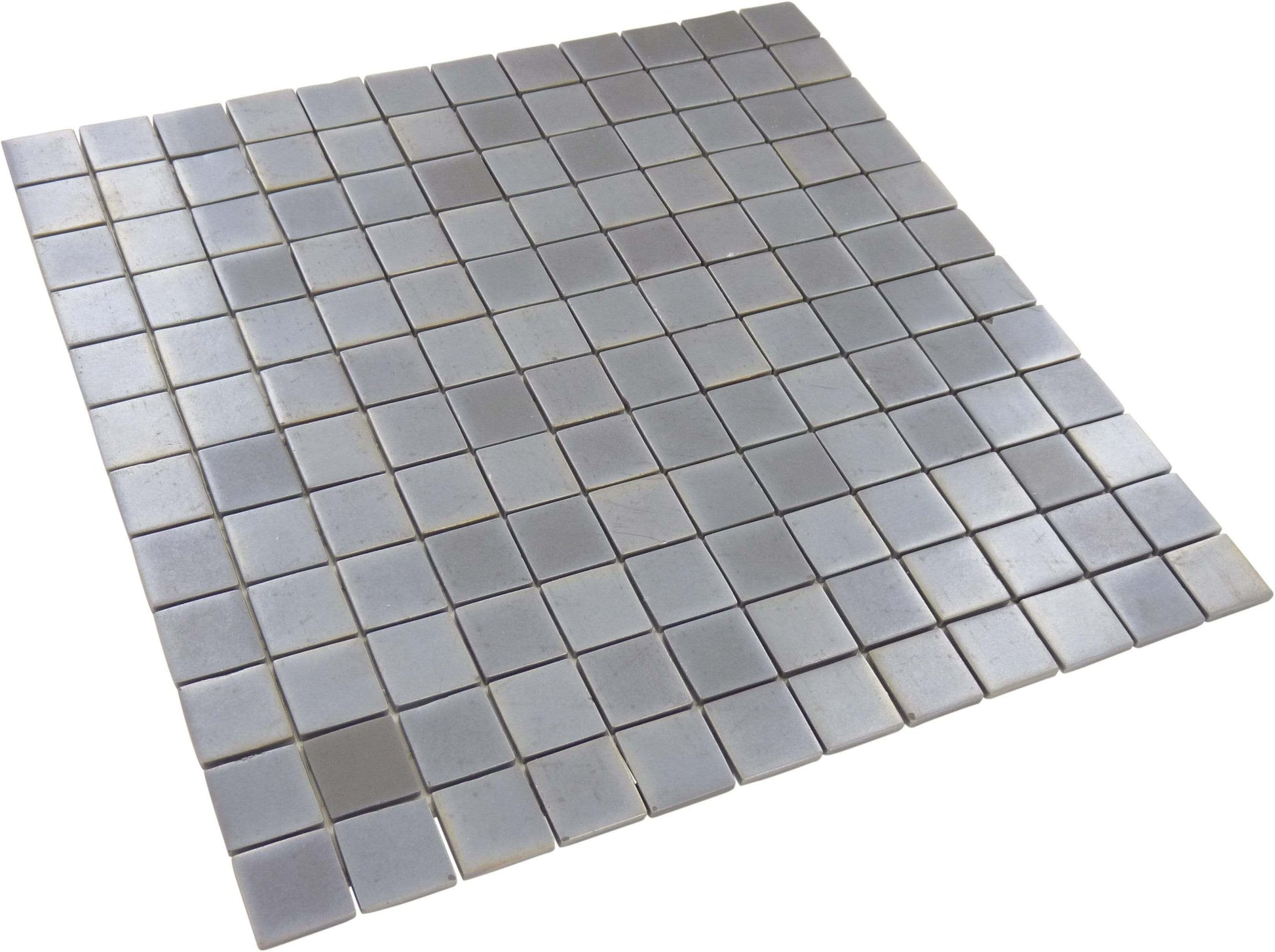 Stainless Steel 1'' x 1'' Glass Glossy Tile Absolut Glass