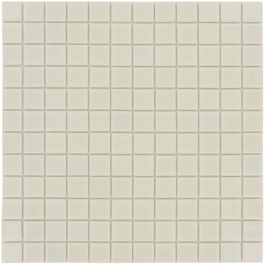 White Glossy 1'' x 1'' Glass Tile Absolut Glass