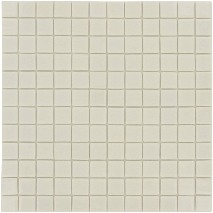 White Glossy 1'' x 1'' Glass Tile Absolut Glass