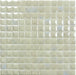 Edna White 1" x 1" Glossy & Iridescent Glass Tile Absolut Glass