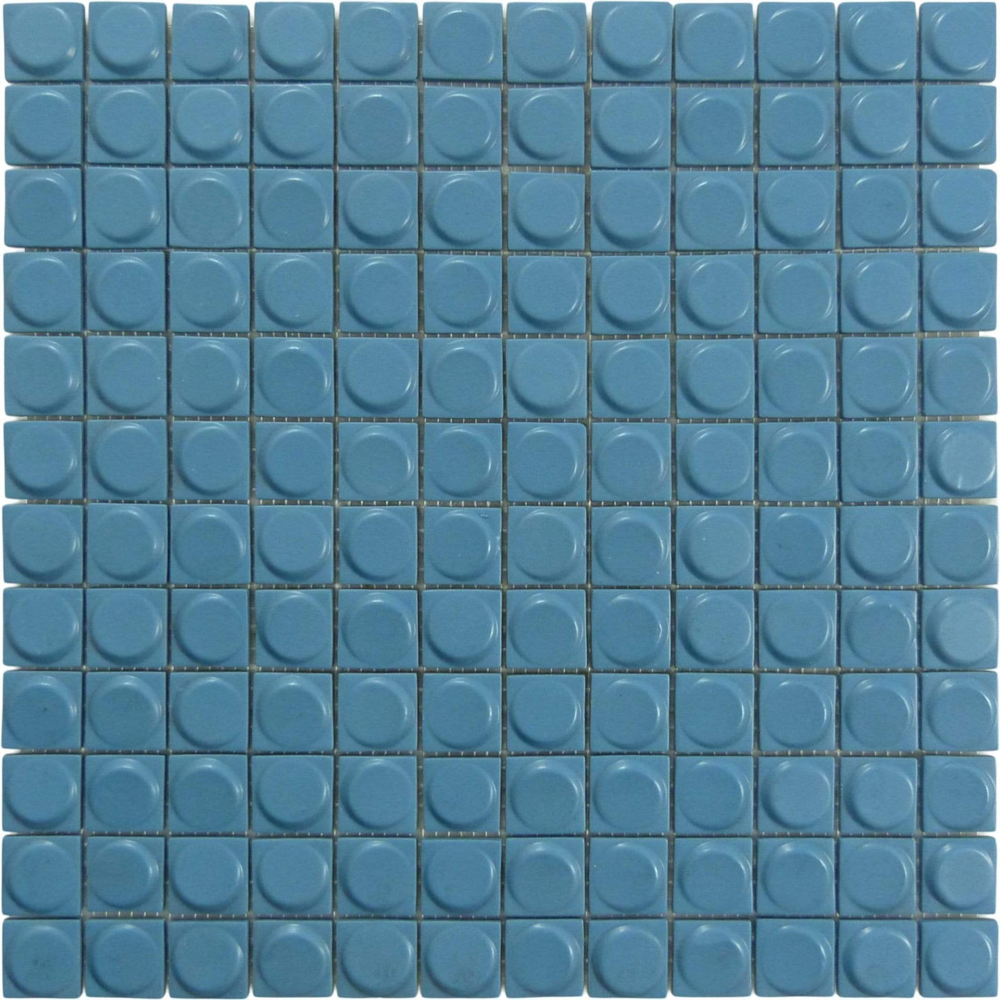 Aura Laguna Blue 1" x 1" Matte Glass Tile Absolut Glass