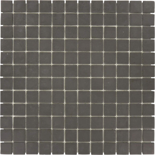 Dark Grey 1'' x 1'' Matte Glass Tile Absolut Glass