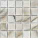 Edna Calacatta Pillow 1" x 1" Glossy Glass Tile Absolut Glass
