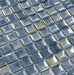 Edna Dark Blue 1" x 1" Glossy Iridescent Glass Tile Absolut Glass