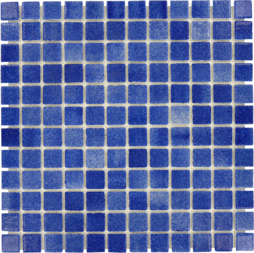 Fog Navy Blue Nieblas 1'' x 1'' Glossy Glass Tile Absolut Glass