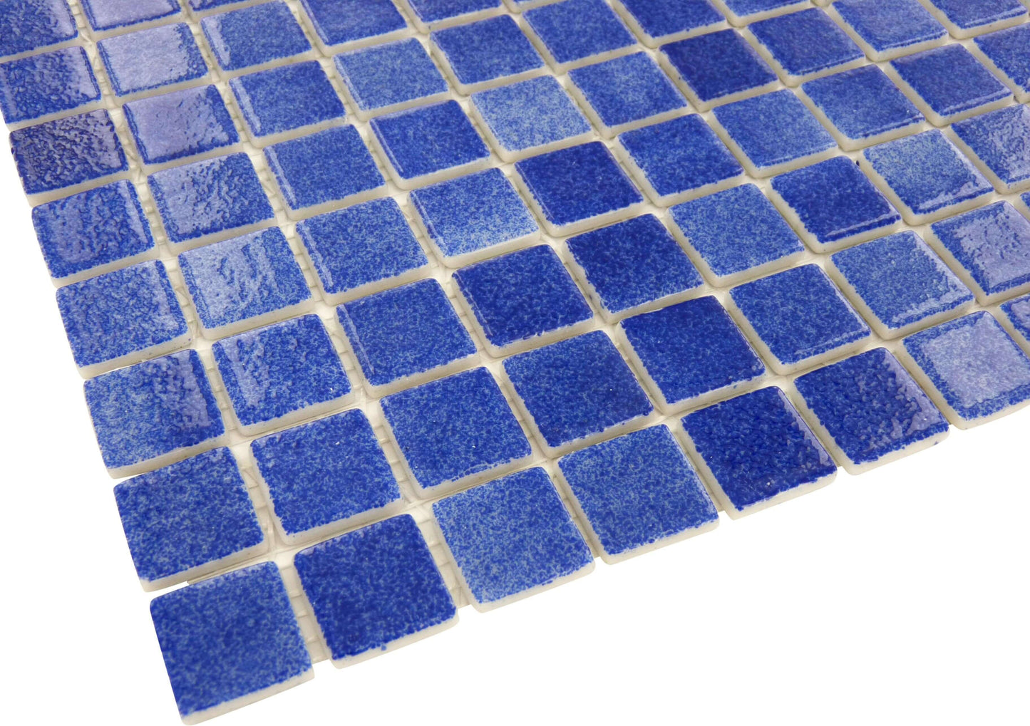 Fog Navy Blue Nieblas 1'' x 1'' Glossy Glass Tile Absolut Glass