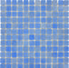 Fog Sky Blue Anti Slip 1'' x 1'' Matte Glass Tile Absolut Glass