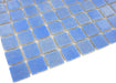 Fog Sky Blue Anti Slip 1'' x 1'' Matte Glass Tile Absolut Glass