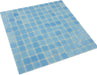 Fog Turquoise Blue Nieblas 1" x 1" Glossy Glass Tile Absolut Glass