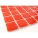 Intense Red 1'' x 1'' Glass Glossy Tile Absolut Glass