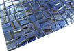 Moon Deep Blue 1" x 1" Glossy & Iridescent Glass Tile Absolut Glass