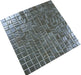 Moon Rock Grey 1'' x 1'' Glossy Glass Tile Absolut Glass