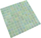 Shell Mystic Green 1" x 1" Glossy & Iridescent Glass Tile Absolut Glass
