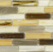 Castaneous 1" x 4" Brown Glossy Glass Tiles Botanical Glass