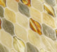 Olive Brown Unique Shapes Glossy Glass Tile Botanical Glass