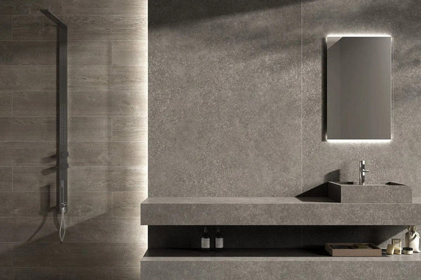 Code Grey 12x24 Matte Porcelain Tile | Oasis Tile