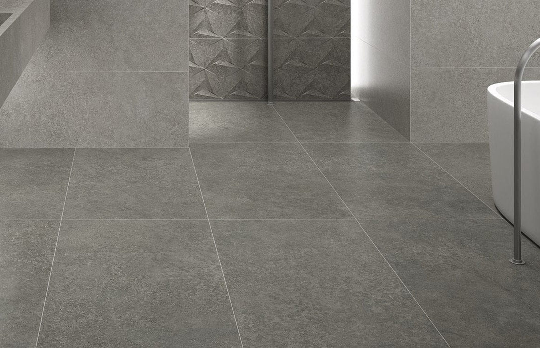 Shop Code Grey 24x48 Matte Porcelain Tile From Oasis Tile