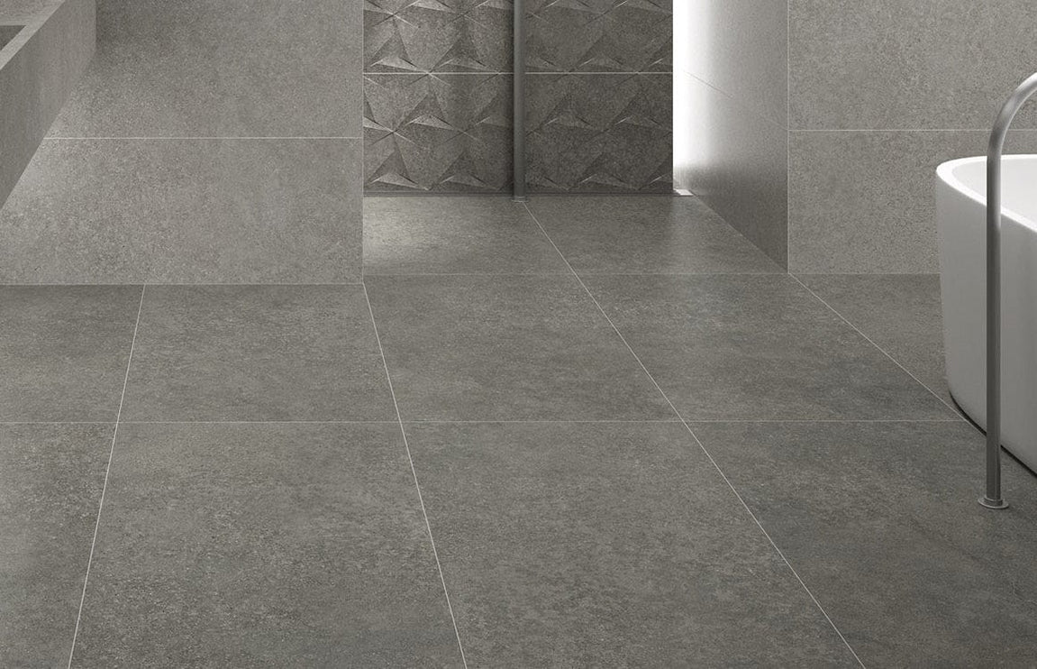 Shop Code Grey 24x48 Matte Porcelain Tile From Oasis Tile