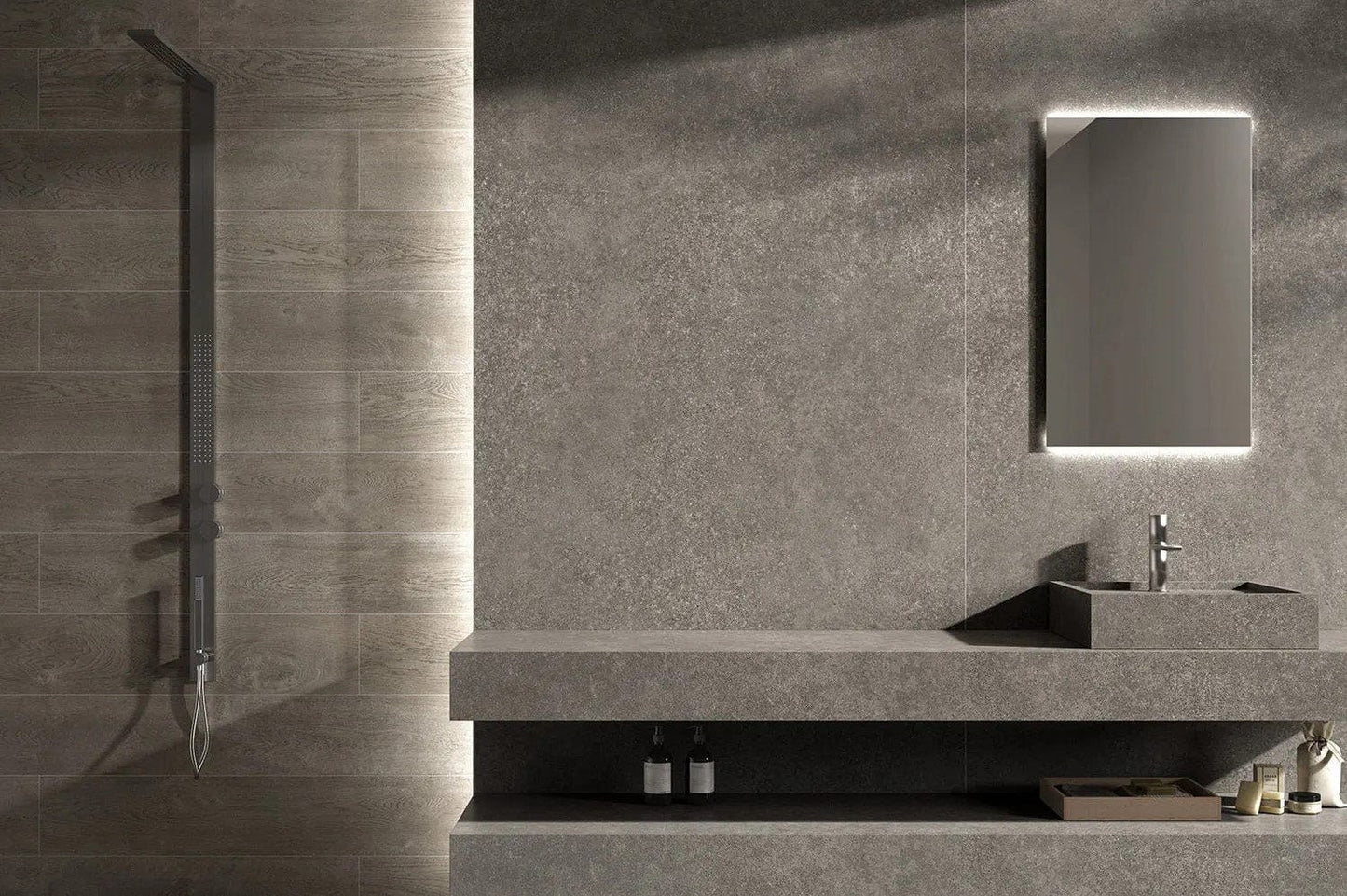 Shop Code Grey 24x48 Matte Porcelain Tile From Oasis Tile