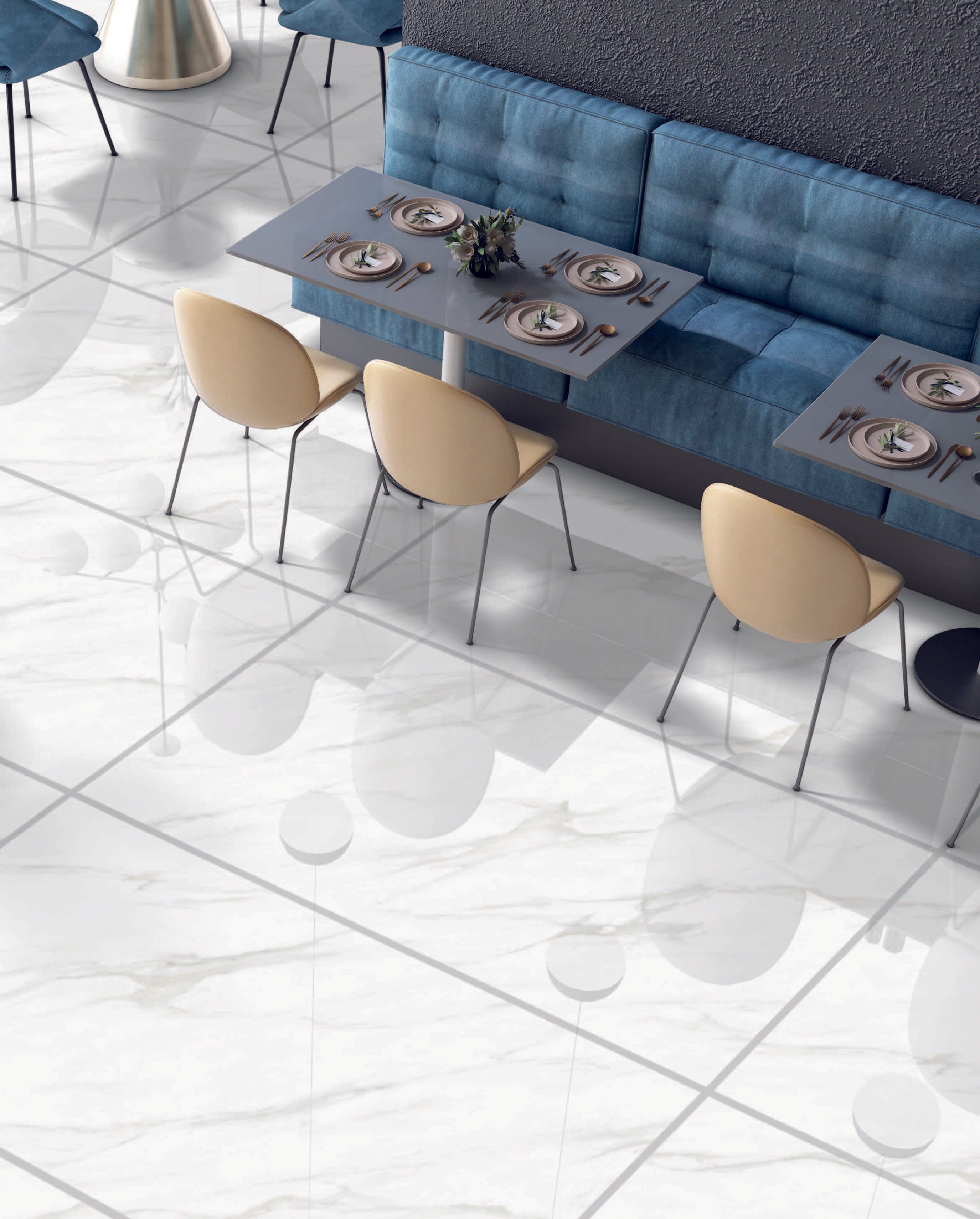 Iceland Statuario White 24x24 Matte Porcelain Tile Champion Tile