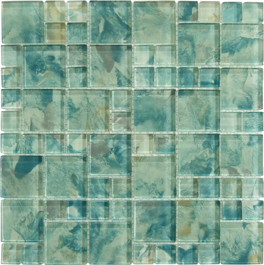 Adesivo per piastrelle Mosaic Tiles Turquoise Blue