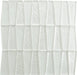 Alawai Shine Trapezoid White Glossy and Frosted Glass Tile Euro Glass