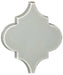 Foggy Meadow Grey Arabesque Glossy Glass Tile Euro Glass