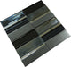 Art Studio Hockney Horizons Black Glass Tile Euro Glass
