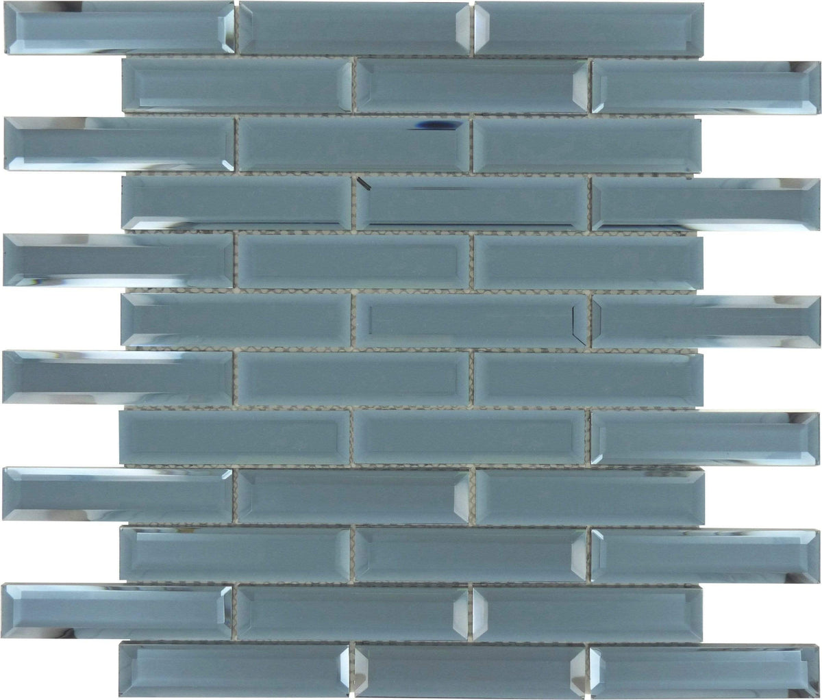 Blue Frosted & Polished Mirror Tile: MQS368 | Shop Oasis
