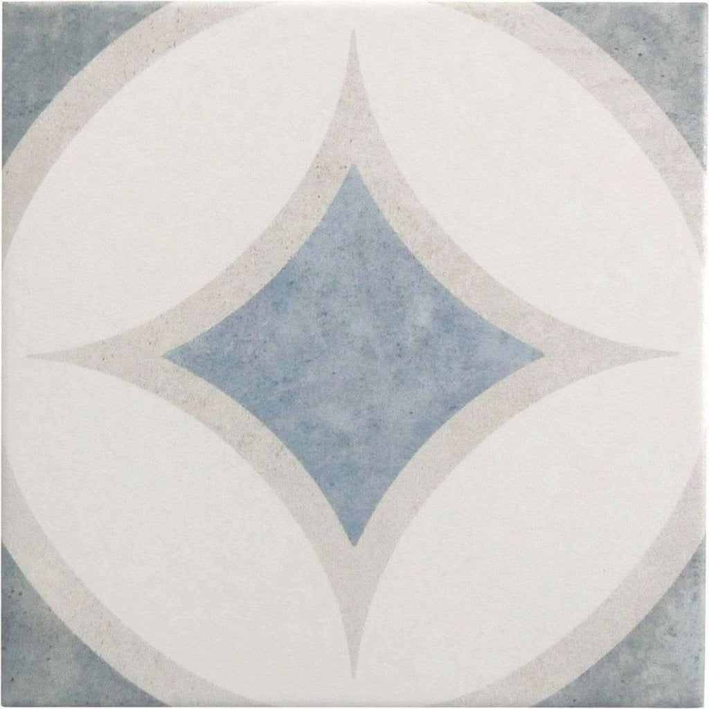 Retro Neuve Ocean Star 8x8 Matte Porcelain Tile