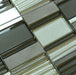 Dusky Scenery Grey Glass & Metal Tile Euro Glass