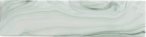 Elegant Swirl Deepsea Current Green 3" x 12" Glossy Glass Subway Pool Tile Euro Glass
