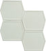 Essence Breeze Beige 5x6 Hexagon Glossy Ceramic Tile Euro Glass