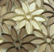Neutral Vase Gold Glossy Glass Tile Euro Glass