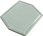 Gallant Corner Grey 5x6 Hexagon Glossy Ceramic Tile Euro Glass