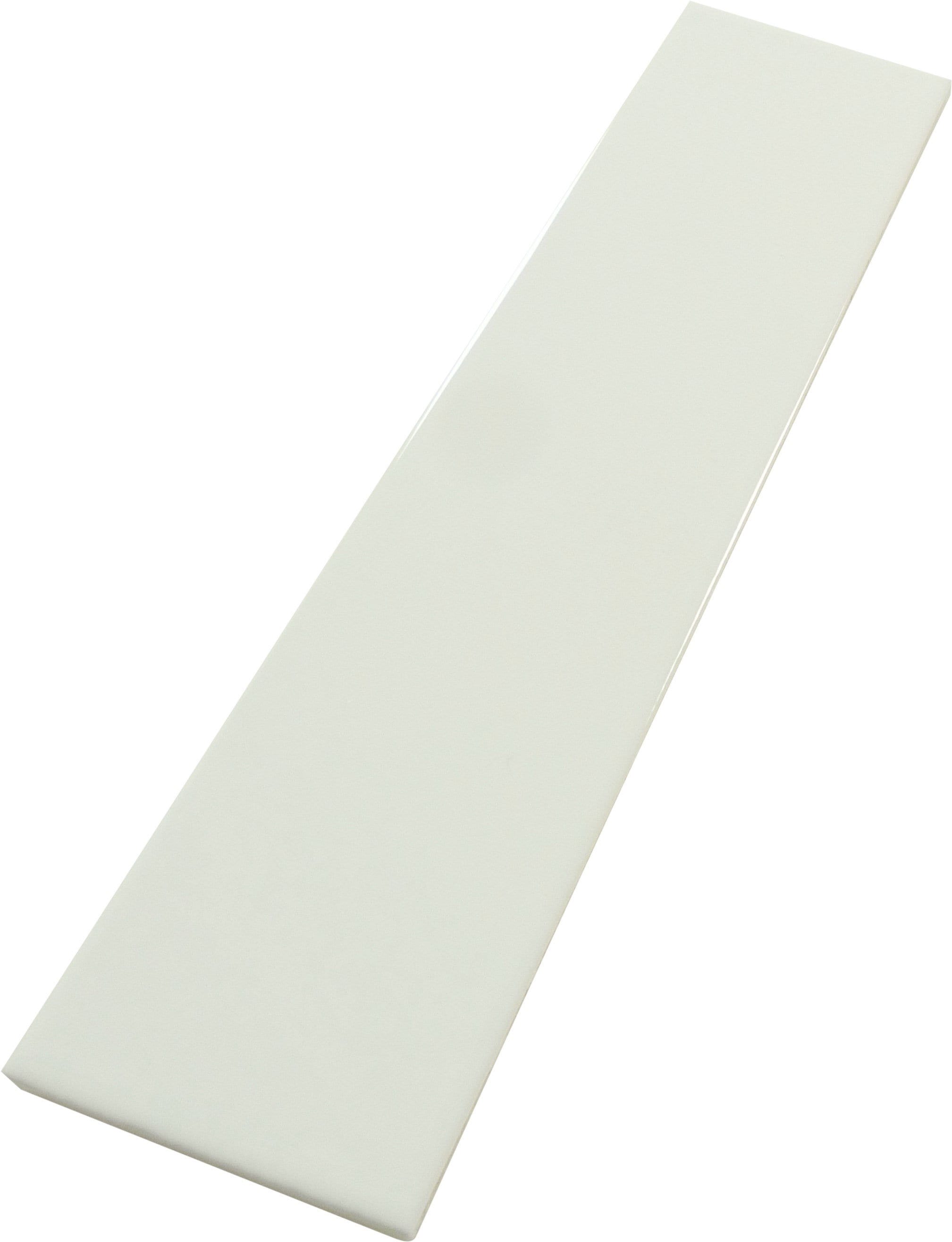 Glazzio In Collection Plain White 3" x 12" Glossy Ceramic Subway Tile ...